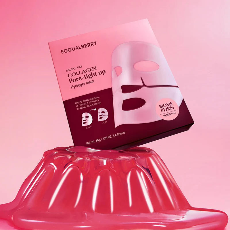 Eqqual Berry - Bouncy Day Collagen Glow Up Hydrogel Mask