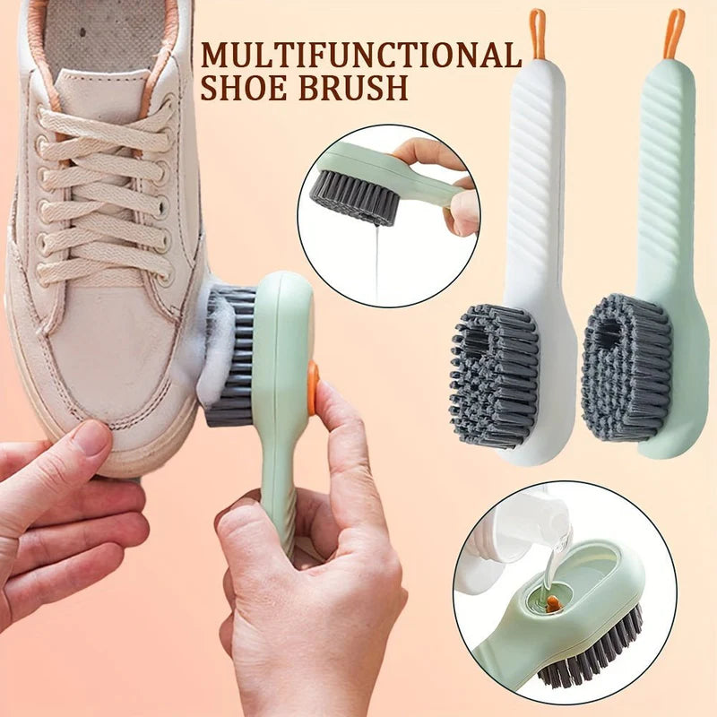 Multipurpose Liquid Dispensing Cleaning Brush