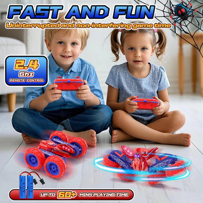 Remote Control Spider Stunt Car