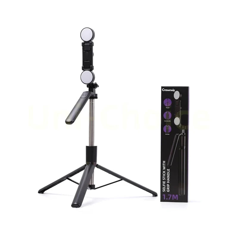 Selfie Stick with Grip Handle